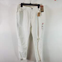 Levi Women White Jeans 34 NWT