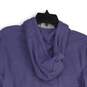 Womens Purple Long Sleeve Drawstring Activewear Full Zip Hoodie Size Small image number 4