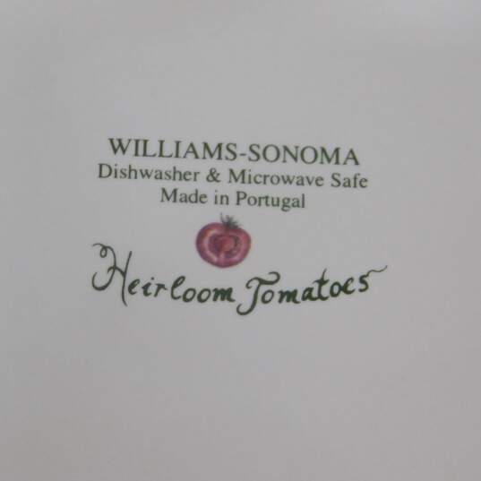 Williams Sonoma Heirloom Tomatoes Pasta Bowl 5 Piece Set IOB image number 4