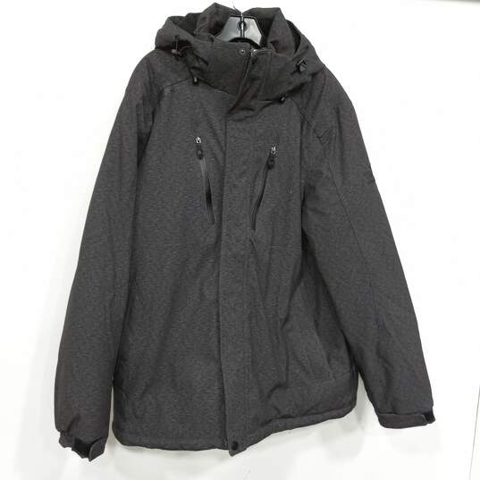 ZXBLK by Zeroxposur Men's Dark Gray Insulated Jacket Size XXL image number 1