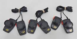 6 Atari 2600 Paddle Controllers