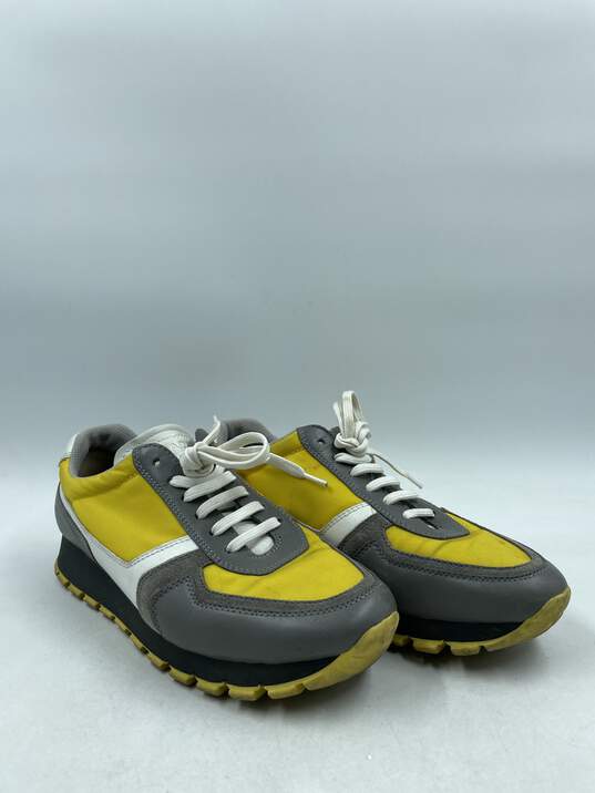 Authentic Prada Tessuto Yellow Runners W 7 image number 3