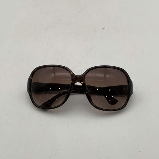 Womens Salina M2788S Brown Black Square Plastic Frame Full Rim Sunglasses image number 1