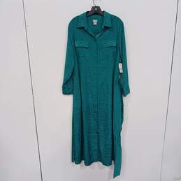 Chico's Women's Green Maxi Dress Size 2 - NWT