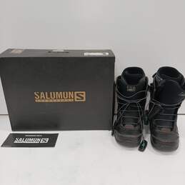 Salomon K2 Men's Black Snowboarding Boots Size 8.5
