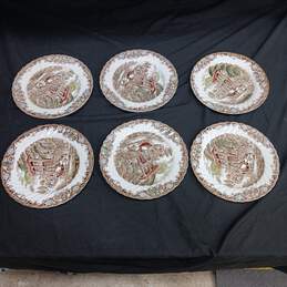 16 pc. Bundle of Heritage Hall 4411 Ironstone French Provincial Salad Plates