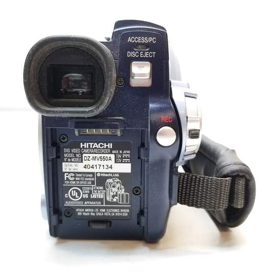 Hitachi DZ-MV550A DVD Camcorder image number 8