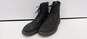Men's Black Dr. Marten's Leather Lace-Up Boots Size 11 image number 1