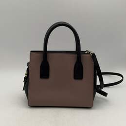 Kate Spade Womens Black Brown Leather Cameron Street Margot Satchel Handbag alternative image