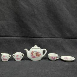 Vintage Barbie 1992 Ceramic Tea Set By Chilton Toys alternative image