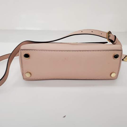 Michael Kors Ava Small Soft Pink Saffiano Leather Crossbody Bag image number 3
