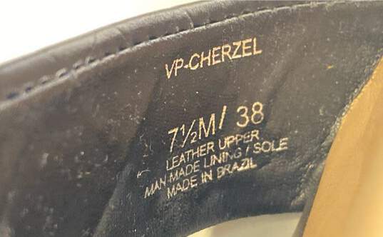 Vince Camuto Cherzel Black Slip-On Sandal Pumps Women's Size 7.5 image number 7