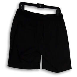 Womens Black Flat Front Slash Pockets Regular Fit Golf Chino Shorts Size 6 alternative image