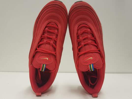 Nike Men's Air Max 97 Olympic Rings Pack Red Sz. 10.5 image number 8