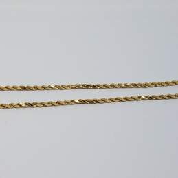 14k Gold Rope 20" Necklace 1.9g alternative image