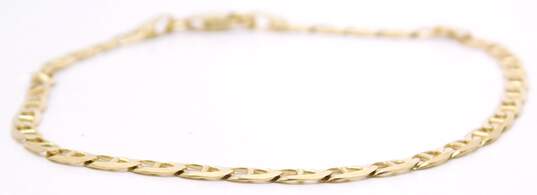 14K Yellow Gold Anchor Chain Bracelet 2.8g image number 3