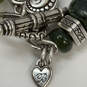 Designer Brighton Green Stone Large Beads Classic Serpentine Charm Bracelet image number 4