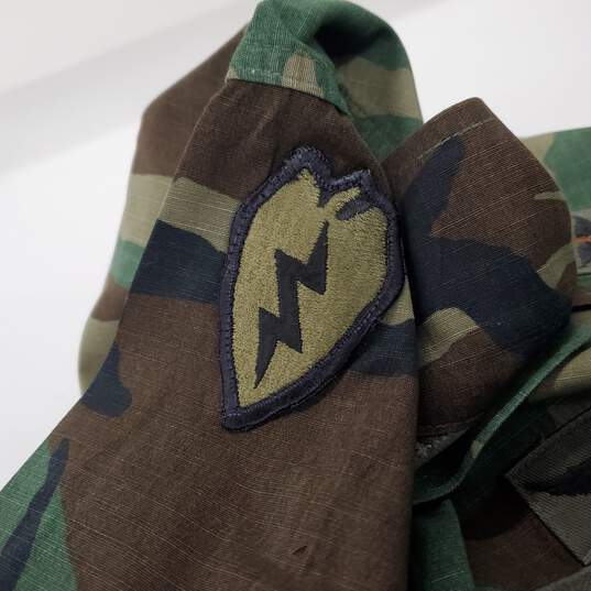 US Army BDU Woodland Camo Coat & Pants Set 25th Infantry Division Medium-Short image number 5
