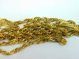 14K Yellow Gold Twisted Chain Necklace 3.0g