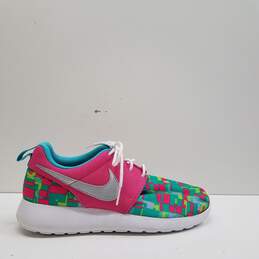 Nike Rosherun Print (GS) 677784 601 Big Kid's Casual Running Sneakers size. 6.5Y Women size 8