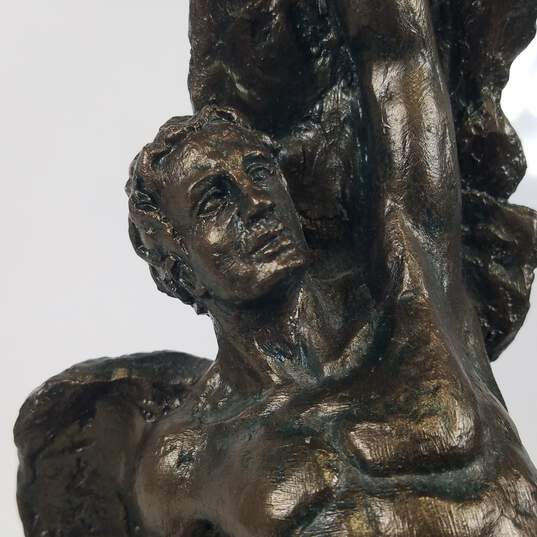 Icarus Bronze Sculpture / Art Deco Greek Mythology Statue image number 6