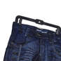 Mens Blue Denim Medium Wash Pocket Stretch Skinny Leg Jeans Size 31/34 image number 3