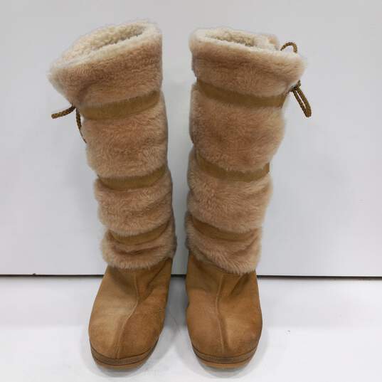 Vintage Women's Snowland Winter Boots Knee High image number 1