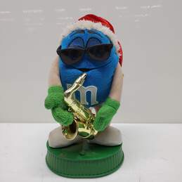 M&M's Christmas Jazz Playing Figure Untested