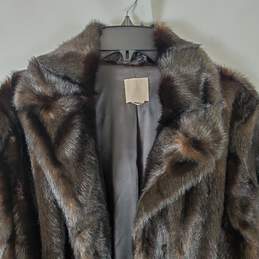 H&M Women's Faux Fur Coat SZ XS alternative image