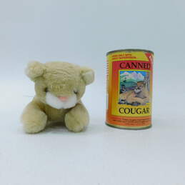 Canned Critters Stuffed Animal – Cougar