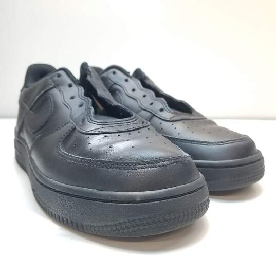 Nike Air Force 1 Low (GS) Triple Black Casual Shoes Size 5.5Y Women's Size 7 image number 4