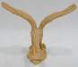 Eagle Resin Sculpture Figurine Mexico  w/ Red Eyes 13 Inch Wingspan image number 4