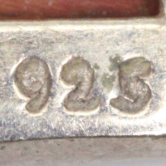 3 Pairs of Sterling Silver Drop/Dangle & Stud Earrings - 14.6g image number 5
