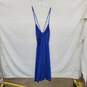 Lulus Blue A line Sleeveless Midi Dress WM Size S NWT image number 1