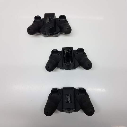 3 PlayStation 2 Wireless Controllers - NOT Tested image number 3