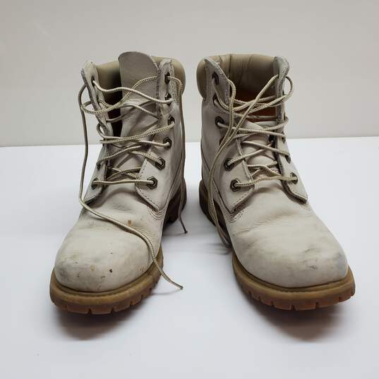 Timberland 8228A Women's Premium Cream Boots Size 7M image number 2