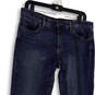 Womens Blue Denim Medium Wash Pockets Stretch Straight Leg Jeans Size 6 image number 3