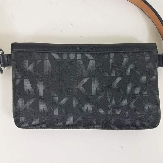Michael Kors Monogram Belt Bag Black image number 2