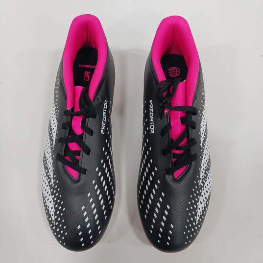 Adidas Predator Woman's Pink and Black Cleats Size 9 image number 3