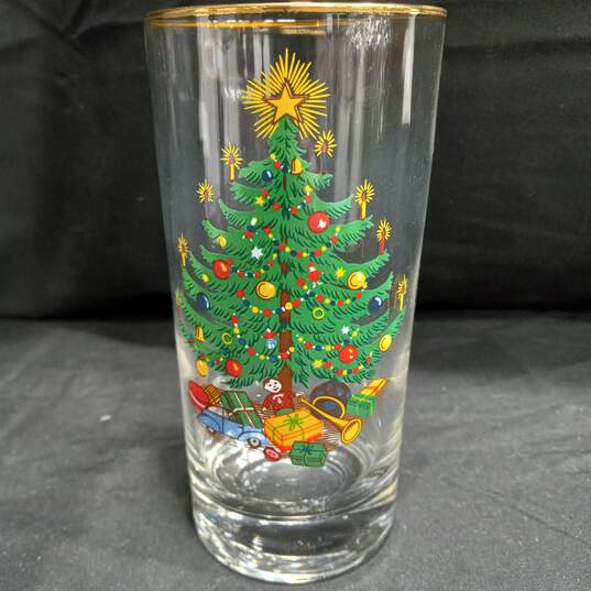 Set of 8 Vintage Spode Holiday Drinking Glasses image number 2