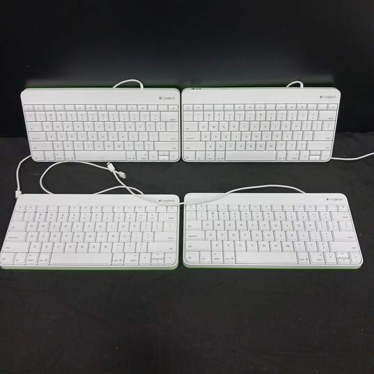 Bundle of 4 Logitech Wired Keyboard for iPad image number 2