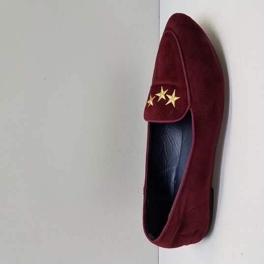 Nautica Campanil Burgundy Star Velvet Loafers Women's Size 8.5 image number 2