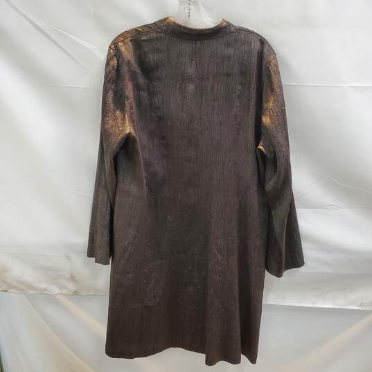 Eileen Fisher Silk/Wool Blend Jacket Women's Size L image number 3