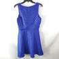 Maison Jules Women Blue Print Sheath Dress M NWT image number 5