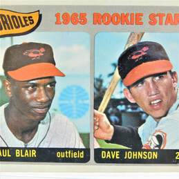 1965 Paul Blair/Davey Johnson Topps Rookie #473 Baltimore Orioles alternative image