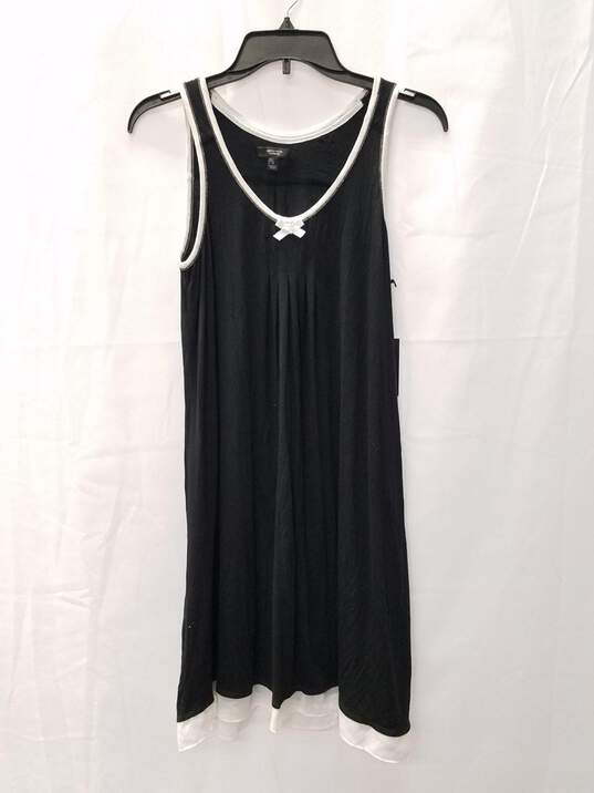 Simply Vera Missy Sleep Lounge Black Dress Women's Size S (NWT) image number 1