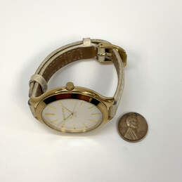 Designer Michael Kors Gold-Tone Dial Adjustable Strap Analog Wristwatch alternative image