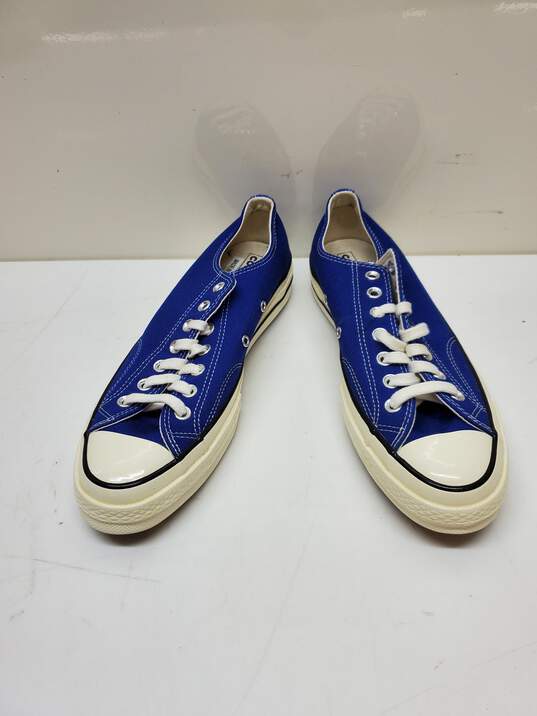 Converse Chuck Canvas Shoes Low Sneakers Rush Blue Sz 8.5 image number 1