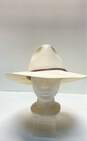 Stetson Ivory Straw Western Hat Size 57 7 7/8 image number 1