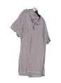 Mens Gray Heather Short Sleeve Casual Pullover Polo Shirt Size XL image number 3